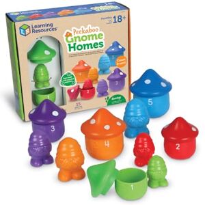 Learning Resources Kuckucks-Wichtelhäuschen, Alter ab 18 Monate, Lernspielzeug, Vorschul-Lernaktivitäten, Lernspielzeug für Kleinkinder 2-4, Montessori-Spielzeug, nachhaltiges Spielzeug Learning Resources Kuckucks-Wichtelhäuschen, Alter ab 18 Monate, Lernspielzeug, Vorschul-Lernaktivitäten, Lernspielzeug für Kleinkinder 2-4, Montessori-Spielzeug, nachhaltiges Spielzeug