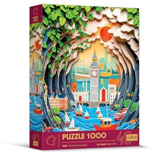 Trefl Puzzle mit 3D-Effekt, London 1000 Teile 40 Jahre , Paper Art, Premium-Puzzle für Erwachsene und Kinder ab 14 Jahren Trefl Puzzle mit 3D-Effekt, London 1000 Teile 40 Jahre , Paper Art, Premium-Puzzle für Erwachsene und Kinder ab 14 Jahren