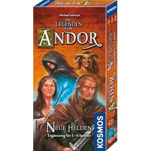 Kosmos 692261 Die Legenden von Andor Neue Helden, 2-6 Personen Ergänzung für den Fantasy-Klassiker Die Legenden von Andor, ab 10 Jahren Kosmos 692261 Die Legenden von Andor Neue Helden, 2-6 Personen Ergänzung für den Fantasy-Klassiker Die Legenden von Andor, ab 10 Jahren