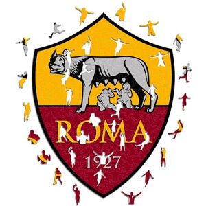 Iconic Puzzles Roma, Logo, offiziell Lizenziertes Holzpuzzle, 100% nachhaltig, Geschenk für Erwachsene und Kinder, Größe S, 150 Teile Iconic Puzzles Roma, Logo, offiziell Lizenziertes Holzpuzzle, 100% nachhaltig, Geschenk für Erwachsene und Kinder, Größe S, 150 Teile
