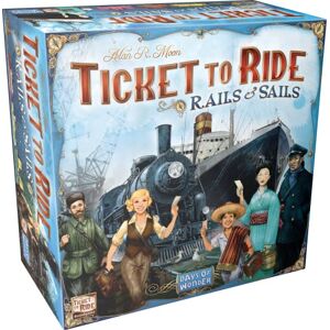 Ticket to Ride Days of Wonder Rail & Sails NL Boargame Alter 10+ 2-5 Spieler 60-120 Minuten Niederländische Sprache Ticket to Ride Days of Wonder Rail & Sails NL Boargame Alter 10+ 2-5 Spieler 60-120 Minuten Niederländische Sprache