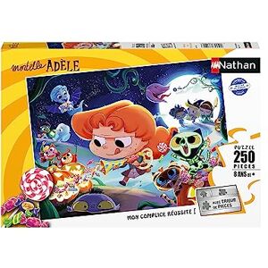NATHAN Kinderpuzzle 250 Teile Halloween mit Mortelle Adèle Mädchen oder Jungen ab 8 Jahren Hochwertiges Puzzle Dicker und haltbarer Karton Alltag für Kinder 86199 NATHAN Kinderpuzzle 250 Teile Halloween mit Mortelle Adèle Mädchen oder Jungen ab 8 Jahren Hochwertiges Puzzle Dicker und haltbarer Karton Alltag für Kinder 86199