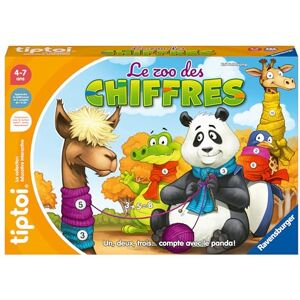 Ravensburger tiptoi® Interaktives Spiel Der Zoo der Zahlen Spieler separat erhältlich Elektronisches Lernspiel, ohne Bildschirm Ab 4 Jahren Französische Version 00 189 Ravensburger tiptoi® Interaktives Spiel Der Zoo der Zahlen Spieler separat erhältlich Elektronisches Lernspiel, ohne Bildschirm Ab 4 Jahren Französische Version 00 189