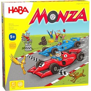 HABA Monza Gesellschaft für Kinder, Rennen auf Spielbrett, Strategisches und taktisches Spiel-Auto aus Holz, 2 bis 6 Spieler, 5 Jahre, 302204 HABA Monza Gesellschaft für Kinder, Rennen auf Spielbrett, Strategisches und taktisches Spiel-Auto aus Holz, 2 bis 6 Spieler, 5 Jahre, 302204
