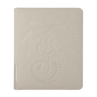 Dragon Zipster Regular Binder 20 Sideloading 18-Pocket Pages, Robust D-lock Rings, Trading Card Album for Pokemon, MTG, YuGiOh, TCG, OCG & Sports Cards Ashen White Dragon Zipster Regular Binder 20 Sideloading 18-Pocket Pages, Robust D-lock Rings, Trading Card Album for Pokemon, MTG, YuGiOh, TCG, OCG & Sports Cards Ashen White