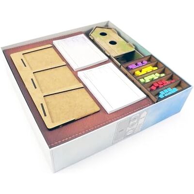 Feldherr The Game Doctors Brettspiel Organizer kompatibel mit Flügelschlag und Europa-Erweiterung Feldherr The Game Doctors Brettspiel Organizer kompatibel mit Flügelschlag und Europa-Erweiterung