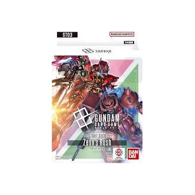 BANDAI Zeon's Rush Starter Deck ST03 Gundam Card Game EN BANDAI Zeon's Rush Starter Deck ST03 Gundam Card Game EN