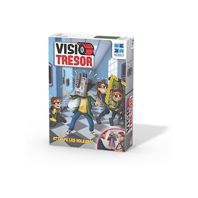 Megableu Visio Tresor – Beobachtungs- und Schnelligkeitsspiel für Kinder ab 7 Jahren – Version Gendarme und Diebe mit Frontkamera – drinnen oder draußen – 3 bis 6 Spieler – auf Französisch Megableu Visio Tresor – Beobachtungs- und Schnelligkeitsspiel für Kinder ab 7 Jahren – Version Gendarme und Diebe mit Frontkamera – drinnen oder draußen – 3 bis 6 Spieler – auf Französisch