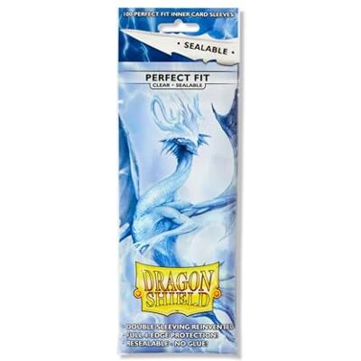 Dragon Sealable Inner Card Sleeves Standard Size (100 CT) – PVC-Free Polypropylene Double-Sleeve Protection Compatible with Pokemon, Flesh & Blood, One Piece & Magic the Gathering – Clear Dragon Sealable Inner Card Sleeves Standard Size (100 CT) – PVC-Free Polypropylene Double-Sleeve Protection Compatible with Pokemon, Flesh & Blood, One Piece & Magic the Gathering – Clear