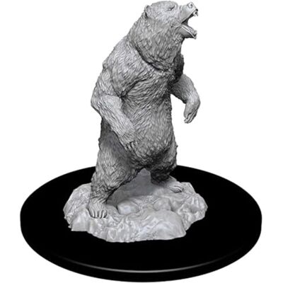 WizKids Deep Cuts Unpainted Miniatures Grizzly (2 Units) WizKids Deep Cuts Unpainted Miniatures Grizzly (2 Units)