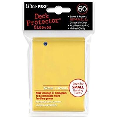 Ultra Pro 12922 Pro 82970 Small Sleeves, gelb Ultra Pro 12922 Pro 82970 Small Sleeves, gelb