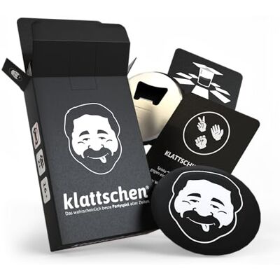 DENKRIESEN Klattschen® – Original Edition inkl. Flaschenöffner Kartenspiel für Erwachsene 2+ Spieler Gesellschaftsspiel Lustiges Partyspiel für Spielabende, Feiern & Geburtstage DENKRIESEN Klattschen® – Original Edition inkl. Flaschenöffner Kartenspiel für Erwachsene 2+ Spieler Gesellschaftsspiel Lustiges Partyspiel für Spielabende, Feiern & Geburtstage