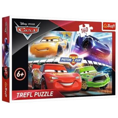 Trefl , Puzzle, EIN Siegerrennen, Disney Cars, 160 Teile, für Kinder ab 6 Jahren Trefl , Puzzle, EIN Siegerrennen, Disney Cars, 160 Teile, für Kinder ab 6 Jahren
