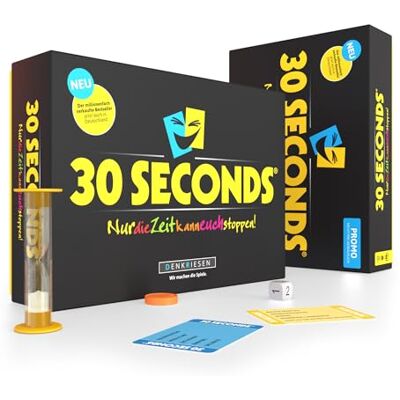 DENKRIESEN 30 Seconds Plus Doppelpack Brettspiel ab 12 Jahren Doppelpack mit Brettspiel, Ratespiel und Gesellschaftsspiel mit insgesamt 4.800 Begriffen für große Gruppen. DENKRIESEN 30 Seconds Plus Doppelpack Brettspiel ab 12 Jahren Doppelpack mit Brettspiel, Ratespiel und Gesellschaftsspiel mit insgesamt 4.800 Begriffen für große Gruppen.