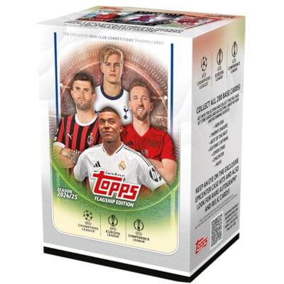 Topps UEFA 2024/25 Club-Wettbewerbe Vorteilsbox, 7 Packungen Topps UEFA 2024/25 Club-Wettbewerbe Vorteilsbox, 7 Packungen