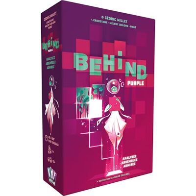 Asmodee – Behind Purple – KYF Edition – Box Nr. 2 – Deduktionsspiel und kooperative Logik – Goldenes Ass – Gesellschaftsspiel Solo oder mit der Familie – ab 10 Jahren – Puzzle Game Asmodee – Behind Purple – KYF Edition – Box Nr. 2 – Deduktionsspiel und kooperative Logik – Goldenes Ass – Gesellschaftsspiel Solo oder mit der Familie – ab 10 Jahren – Puzzle Game