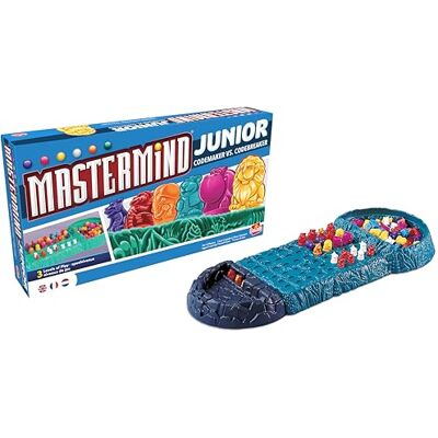 Goliath Mastermind Junior (Ohne Deutsche Anleitung), Brettspiel ab 6 Jahren, Lernspiel für Kinder, Version mit Tieren, Spiel für 2 Spieler, vereinfachte Spielregeln, Geschenkidee Goliath Mastermind Junior (Ohne Deutsche Anleitung), Brettspiel ab 6 Jahren, Lernspiel für Kinder, Version mit Tieren, Spiel für 2 Spieler, vereinfachte Spielregeln, Geschenkidee
