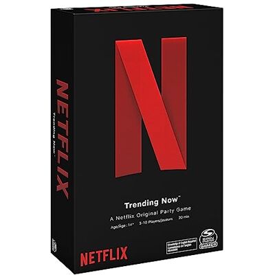 Spin Master Games Netflix, Trending Now Kartenspiel, Party, Familien-Brettspiel mit lustigen TV-Show-Karten, für Teenager & Erwachsene ab 14 Jahren Spin Master Games Netflix, Trending Now Kartenspiel, Party, Familien-Brettspiel mit lustigen TV-Show-Karten, für Teenager & Erwachsene ab 14 Jahren