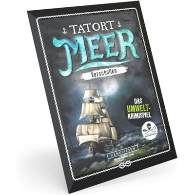 DENKRIESEN Tatort Meer Verschollen Krimispiel ab 14 Jahren 1–6 Spieler Spannender Kriminalfall mit Sea Shepherd, Escape-Elementen und realistischen Ermittlungen für Zuhause. DENKRIESEN Tatort Meer Verschollen Krimispiel ab 14 Jahren 1–6 Spieler Spannender Kriminalfall mit Sea Shepherd, Escape-Elementen und realistischen Ermittlungen für Zuhause.