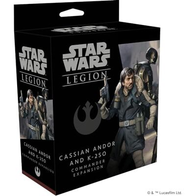 Atomic , Cassian Andor and K-2SO Commander Expansion: Star Wars Legion, Miniatures Game, Ages 14+, 2 Players, 120-180 Minutes Playing Time Atomic , Cassian Andor and K-2SO Commander Expansion: Star Wars Legion, Miniatures Game, Ages 14+, 2 Players, 120-180 Minutes Playing Time