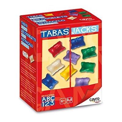 Cayro – Tabas-Spiel – Brettspiel für Kinder und Erwachsene – Lernspiel für 6 Jahre – klassisches Spiel zur Entwicklung motorischer Fähigkeiten – ideal zum Verschenken Cayro – Tabas-Spiel – Brettspiel für Kinder und Erwachsene – Lernspiel für 6 Jahre – klassisches Spiel zur Entwicklung motorischer Fähigkeiten – ideal zum Verschenken