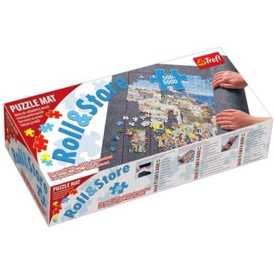 Trefl TR60986 500-3000 Pour Transporter et Ranger des pièces de Puzzle, Tapis Avec Velcro Solide, Grande Taille, Farbig Trefl TR60986 500-3000 Pour Transporter et Ranger des pièces de Puzzle, Tapis Avec Velcro Solide, Grande Taille, Farbig