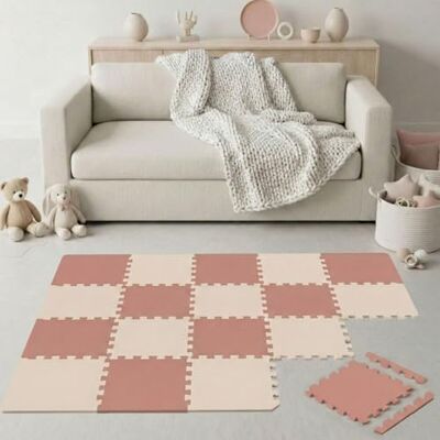 LittleTom Spielmatte Baby Puzzlematte mit Rand 18 Teile je 30x30 cm Krabbelmatte 180x90 cm Bodenmatte Kinder Puzzle Teppich Kinderzimmer Eva Schaumstoff Bodenschutzmatte Spielteppich BPA-frei LittleTom Spielmatte Baby Puzzlematte mit Rand 18 Teile je 30x30 cm Krabbelmatte 180x90 cm Bodenmatte Kinder Puzzle Teppich Kinderzimmer Eva Schaumstoff Bodenschutzmatte Spielteppich BPA-frei