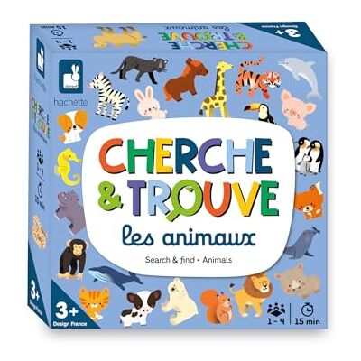 Janod Mein erstes Such- und Finde-Tierspiel Kinderspiel Beobachtungsspiel Ab 3 Jahren, J02455 Janod Mein erstes Such- und Finde-Tierspiel Kinderspiel Beobachtungsspiel Ab 3 Jahren, J02455