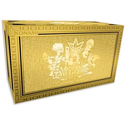 Yu-Gi-Oh! Yugioh Legendary Decks II Unlimitiert (Reprint) Deutsch 3 Spielbereite Decks (135 Karten pro Box wie zB Slifer, Obelisk, Ra und Exodia komplett!) mit LMS Trading Grußkarte Yu-Gi-Oh! Yugioh Legendary Decks II Unlimitiert (Reprint) Deutsch 3 Spielbereite Decks (135 Karten pro Box wie zB Slifer, Obelisk, Ra und Exodia komplett!) mit LMS Trading Grußkarte