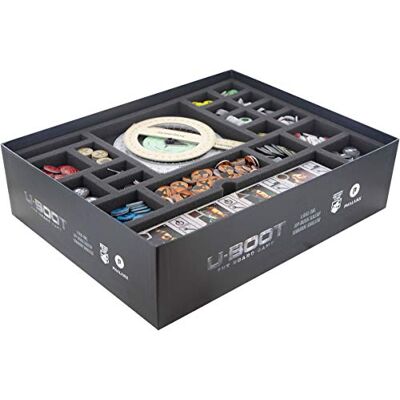 Feldherr Schaumstoff-Set kompatibel mit U-Boot Das Brettspiel Box Feldherr Schaumstoff-Set kompatibel mit U-Boot Das Brettspiel Box