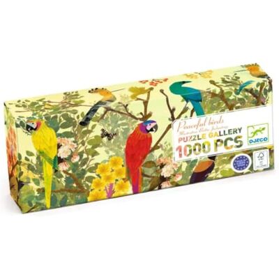 Djeco Puzzle Galerie Friedliche Vögel 1000 Teile DJ07693 Djeco Puzzle Galerie Friedliche Vögel 1000 Teile DJ07693