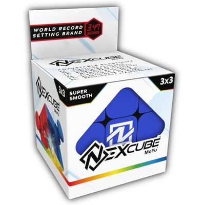 Goliath Nexcube 3x3 Original Zauberwürfel mit Langlebigen Farben und Optimalem Grip, Speed Cube mit einstellbarer Spannung ab 8 Jahren Goliath Nexcube 3x3 Original Zauberwürfel mit Langlebigen Farben und Optimalem Grip, Speed Cube mit einstellbarer Spannung ab 8 Jahren
