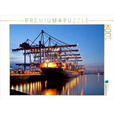 CALVENDO Puzzle · Container-Terminal, Hamburg Container-Terminal Altenwerder, Hamburg, Deutschland · 1000 Teile · Lege-Größe 64 × 48 cm · Puzzle CALVENDO Puzzle · Container-Terminal, Hamburg Container-Terminal Altenwerder, Hamburg, Deutschland · 1000 Teile · Lege-Größe 64 × 48 cm · Puzzle