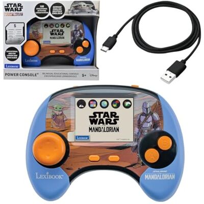 Lexibook , Star Wars, Power-Spielekonsole, JCG100SWi3LXB Deutsch/Englisch, 100 Aktivitäten, 2,8-Zoll-LCD, wiederaufladbar, USB-C Lexibook , Star Wars, Power-Spielekonsole, JCG100SWi3LXB Deutsch/Englisch, 100 Aktivitäten, 2,8-Zoll-LCD, wiederaufladbar, USB-C