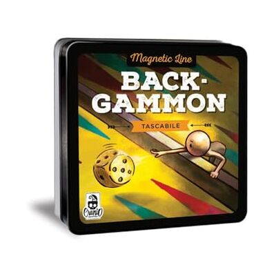 Cranio Creations Magnetic Line, Backgammon Ein großer Klassiker in Taschenformat und magnetisch 2 Spieler 10 Minuten Spiel für Familien und Freunde ab 5 Jahren Italienische Ausgabe Cranio Creations Magnetic Line, Backgammon Ein großer Klassiker in Taschenformat und magnetisch 2 Spieler 10 Minuten Spiel für Familien und Freunde ab 5 Jahren Italienische Ausgabe