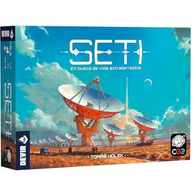 Devir SETI, Strategisches Brettspiel, Experte, für 1 bis 4 Spieler, Solitärmodus, ab 14 Jahren (BGSETSP) Devir SETI, Strategisches Brettspiel, Experte, für 1 bis 4 Spieler, Solitärmodus, ab 14 Jahren (BGSETSP)