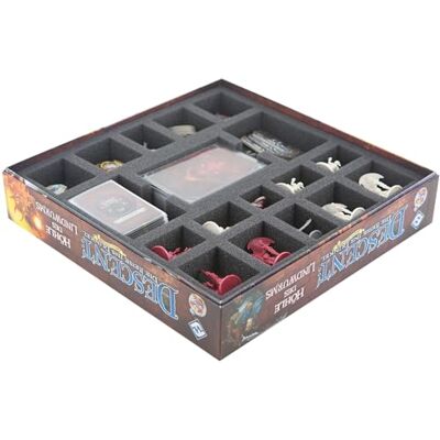 Feldherr Schaumstoff-Set kompatibel mit Descent: Reise ins Dunkel 2. Edition Höhle des Lindwurm Brettspielbox Feldherr Schaumstoff-Set kompatibel mit Descent: Reise ins Dunkel 2. Edition Höhle des Lindwurm Brettspielbox