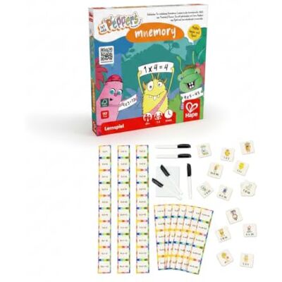 Hape Mormels & Peppers Mnemory – Lernspiel für Vorschule & Schule Spannendes Mathematik Memo-Spiel zum Einmaleins ab 6 Jahren Fördert Gedächtnis, Logik & Rechenfähigkeit Mnemotechnik Hape Mormels & Peppers Mnemory – Lernspiel für Vorschule & Schule Spannendes Mathematik Memo-Spiel zum Einmaleins ab 6 Jahren Fördert Gedächtnis, Logik & Rechenfähigkeit Mnemotechnik