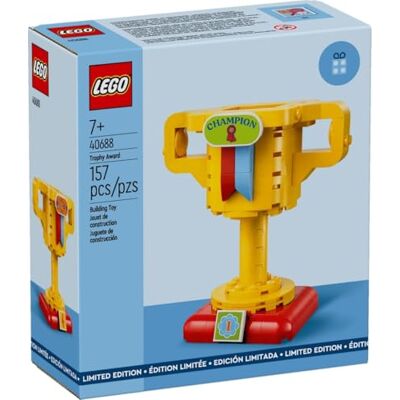 Lego Bauen und anpassbare Trophäe Award Kit 40688 (157 Teile) für Kinder ab 7 Jahren Lego Bauen und anpassbare Trophäe Award Kit 40688 (157 Teile) für Kinder ab 7 Jahren