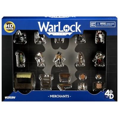 WizKids , Warlock Tiles: Accessory Merchants, 1 + Players, Ages 12+, 30 to 60 Minutes Playing Time WizKids , Warlock Tiles: Accessory Merchants, 1 + Players, Ages 12+, 30 to 60 Minutes Playing Time