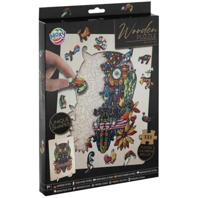 Creative Craft Group Moxy Holzpuzzle Eule 133 Teile - Puzzle Creative Craft Group Moxy Holzpuzzle Eule 133 Teile - Puzzle