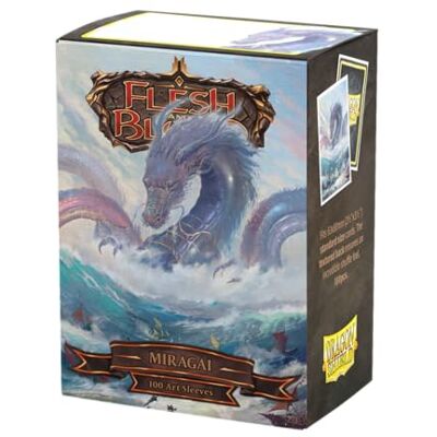 Dragon Flesh & Blood Art Sleeves 100 CT Smooth & Tough Premium TCG Sleeves Compatible with Pokemon, One Piece & Magic the Gathering Miragai Dragon Flesh & Blood Art Sleeves 100 CT Smooth & Tough Premium TCG Sleeves Compatible with Pokemon, One Piece & Magic the Gathering Miragai