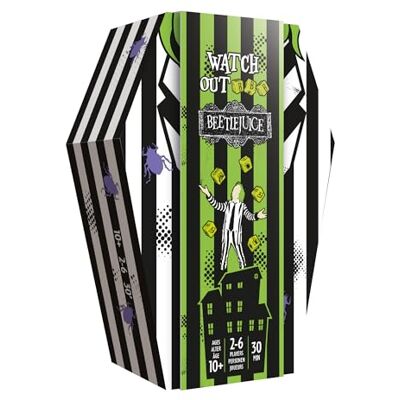 Mixlore , Watch Out Beetlejuice, Familienspiel, Würfelspiel, 2-6 Spieler, ab 10+ Jahren, 30 Minuten, Mehrsprachig Mixlore , Watch Out Beetlejuice, Familienspiel, Würfelspiel, 2-6 Spieler, ab 10+ Jahren, 30 Minuten, Mehrsprachig