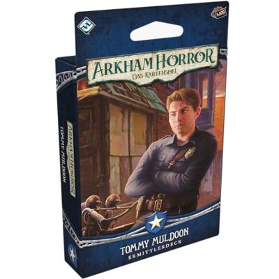 Asmodee , Arkham Horror: Das Kartenspiel – Tommy Muldoon, Ermittlerdeck-Erweiterung, DE-Version, kooperatives Expertenspiel für 1-4 Spieler ab 14 Jahren, Kartenspiel mit 45-180 Minuten Spielzeit Asmodee , Arkham Horror: Das Kartenspiel – Tommy Muldoon, Ermittlerdeck-Erweiterung, DE-Version, kooperatives Expertenspiel für 1-4 Spieler ab 14 Jahren, Kartenspiel mit 45-180 Minuten Spielzeit