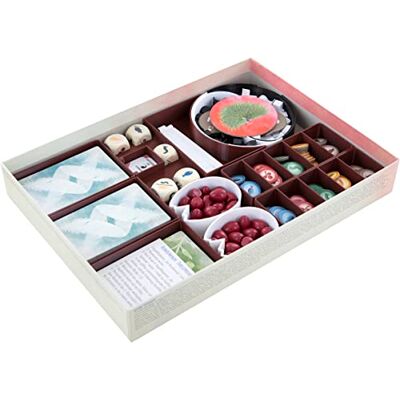 Feldherr Organizer kompatibel mit Flügelschlag Asien (Karten ohne Hüllen) Brettspielbox Feldherr Organizer kompatibel mit Flügelschlag Asien (Karten ohne Hüllen) Brettspielbox