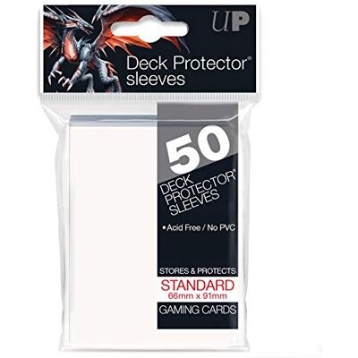 Ultra Pro 82668 Standard Kartenhüllen, 50 Hüllen, weiß Ultra Pro 82668 Standard Kartenhüllen, 50 Hüllen, weiß