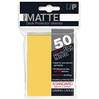 Ultra Pro 12906 84186 UP Standard Sleeves, Yellow Ultra Pro 12906 84186 UP Standard Sleeves, Yellow