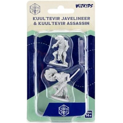 WizKids Kritische Rolle unlackierte Miniaturen: Kuul'tevir Javelineer & Assassin WizKids Kritische Rolle unlackierte Miniaturen: Kuul'tevir Javelineer & Assassin