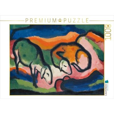 CALVENDO Puzzle Franz Marc. Schafe, 1912 1000 Teile Lege-Größe 64 x 48 cm Foto-Puzzle für glückliche Stunden CALVENDO Puzzle Franz Marc. Schafe, 1912 1000 Teile Lege-Größe 64 x 48 cm Foto-Puzzle für glückliche Stunden