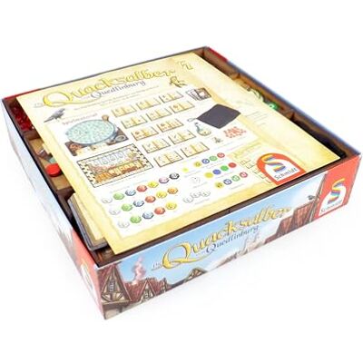 Feldherr The Game Doctors Brettspiel Organizer kompatibel mit Die Quacksalber von Quedlinburg und Erweiterung Die Kräuterhexen Feldherr The Game Doctors Brettspiel Organizer kompatibel mit Die Quacksalber von Quedlinburg und Erweiterung Die Kräuterhexen